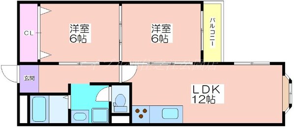 ハイツミノルの物件間取画像